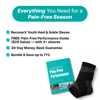 RecoverX - Youth Heel & Growth Plate Support Sleeve